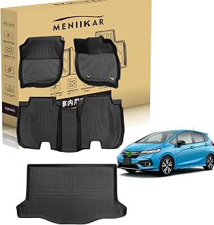 Коврик для пола и коврик для багажа Honda fit GK3/GK4/GK5/GK6 GP5/GP6, материал TPE, гидроизоляционный, подходит для системы GK 2013.09-2020.03, возрастной категории (1-2 ряда