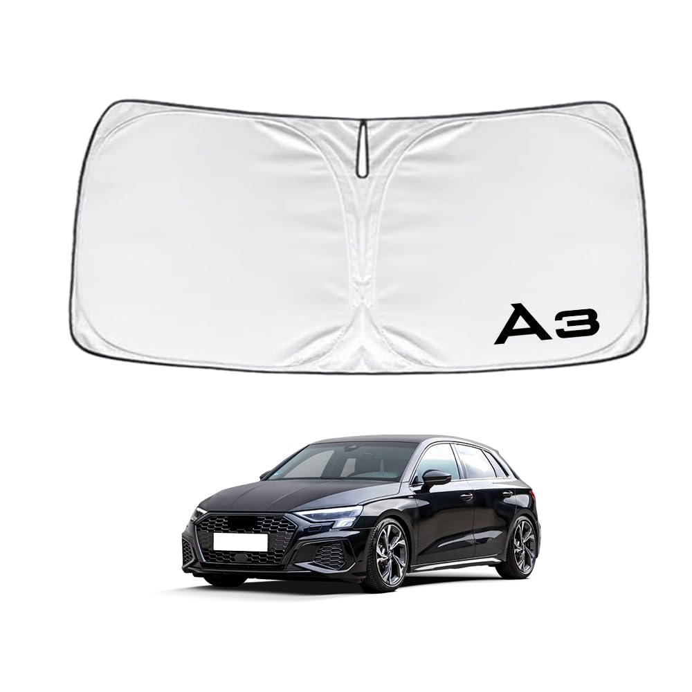 Солнцезащитный экран для Audi A3 Sedan GY (апрель 2021 — настоящее время), передний, складной, с чехлом для хранения, защита от жары, солнца и УФ-лучей
