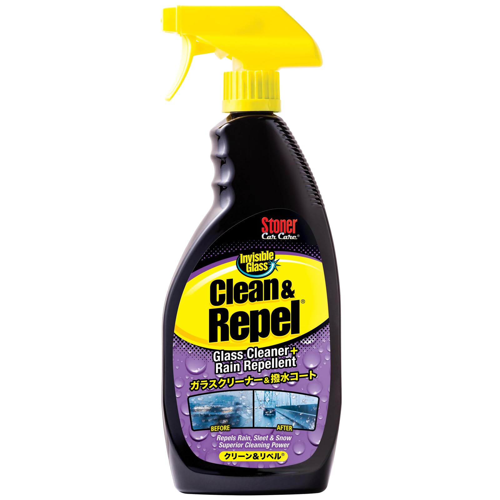 Средство для мытья стекол Stoner Clean & Repel 1731 и водостойкое покрытие Очищают и отталкивают