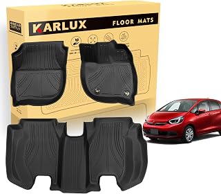 Коврики KARLUX для Honda Fit GR нового поколения. 3D-коврики из материала TPE: водонепроницаемые, устойчивые к загрязнениям. Подходят для FIT GR1, GR2, GR4, GR5, GR6, GR7, GR8 2020